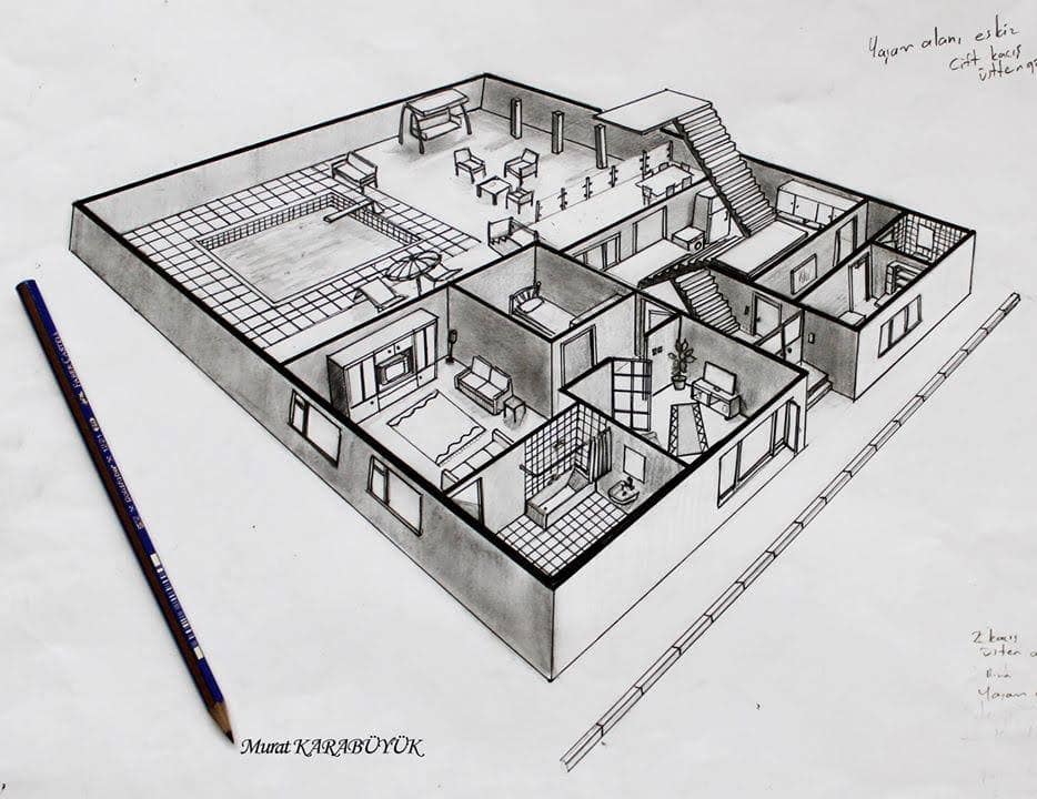 Karakalem Portre Sevgili Hediye İstanbul ankara sanat resim güzel sanatlar PERSPEKTİF PERCPEKTİF 4