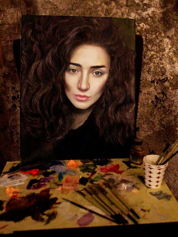 Yağlıboya Portre Çalışmaları - Sanatsal Hediyeler İstanbul ümraniye pendik galata nişantaşı bebek 1234